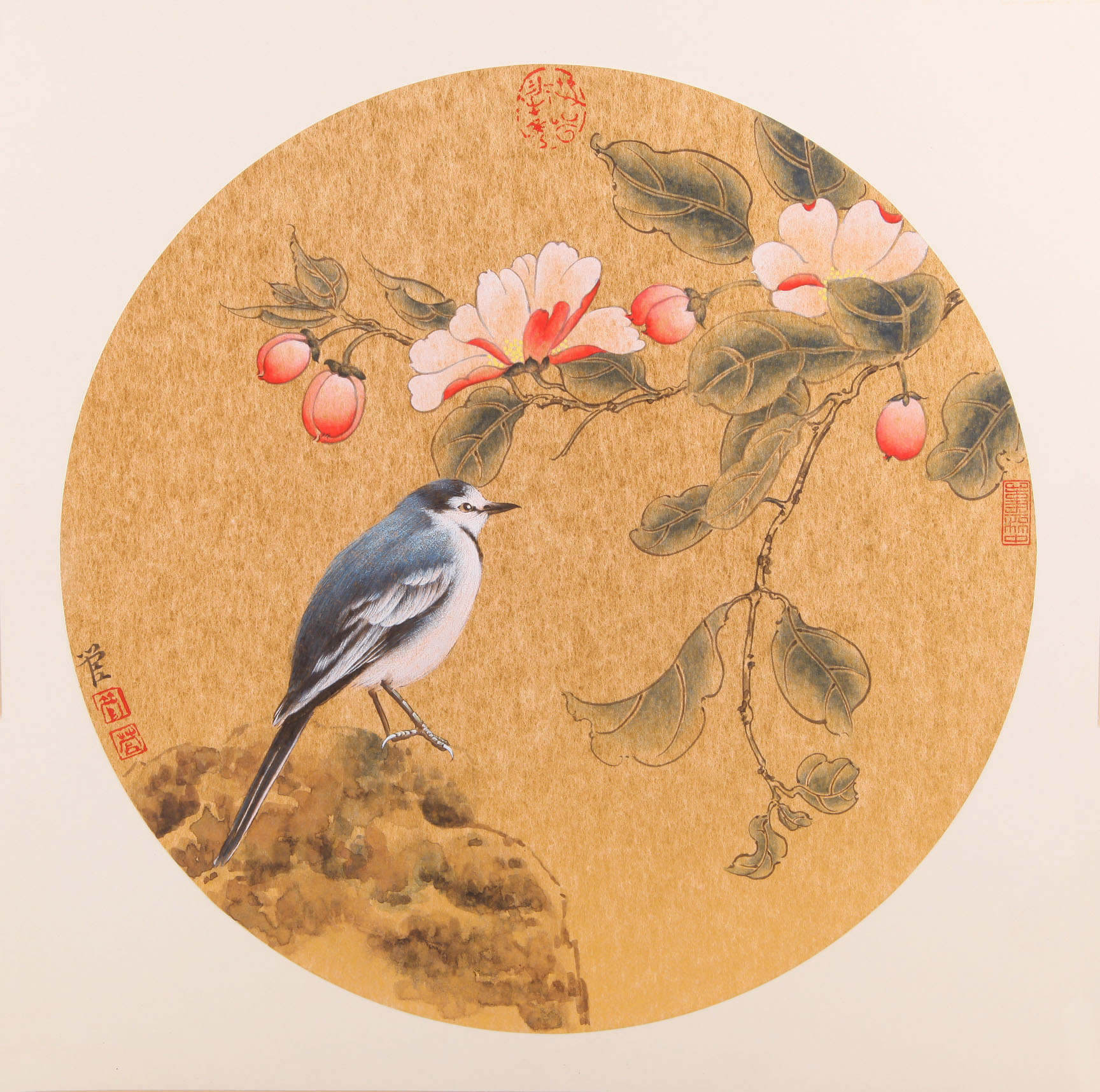 闲雅幽情1_纸本设色_国画_宝甄网