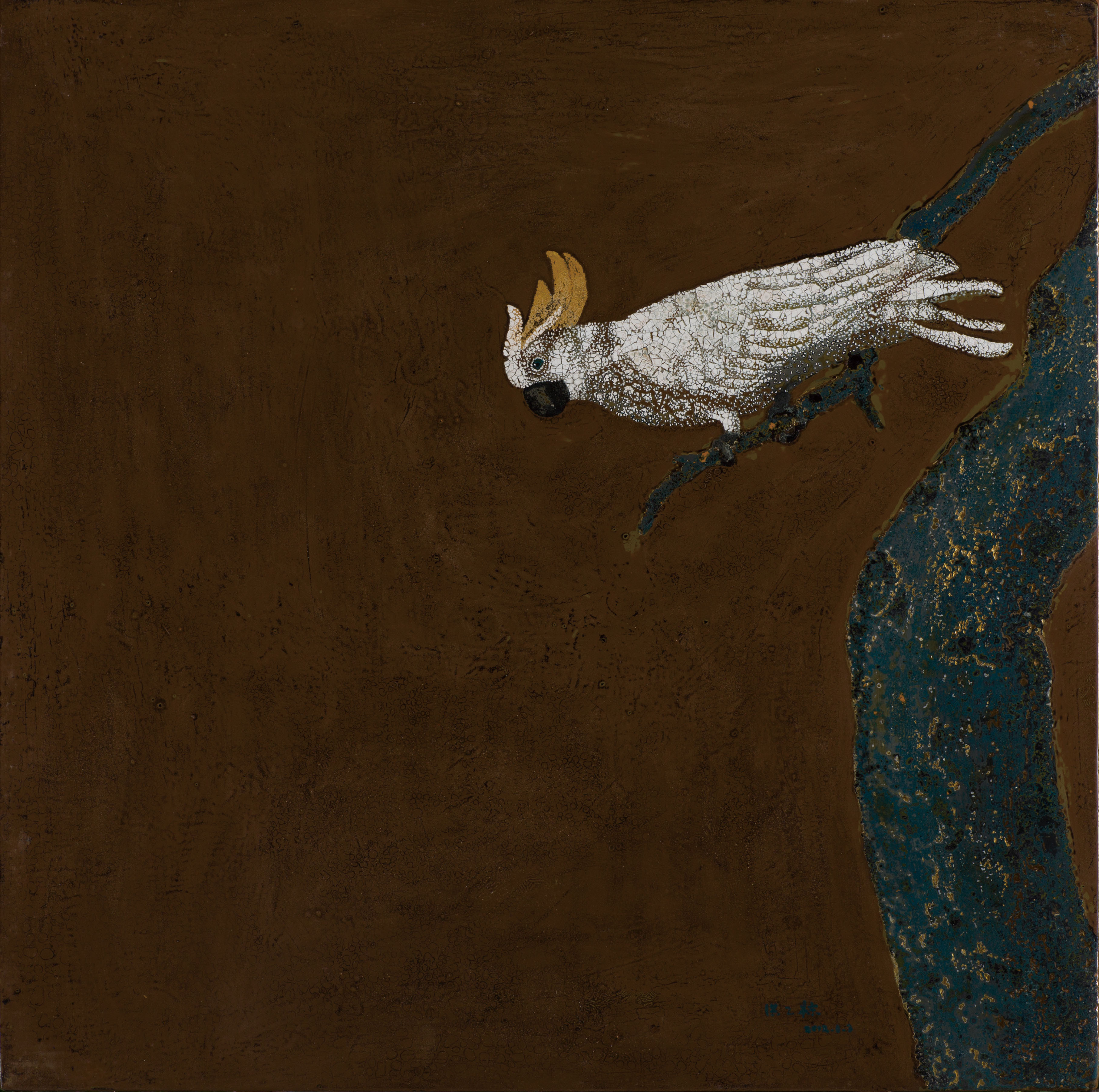 你不言 我不语_漆画_宝甄网