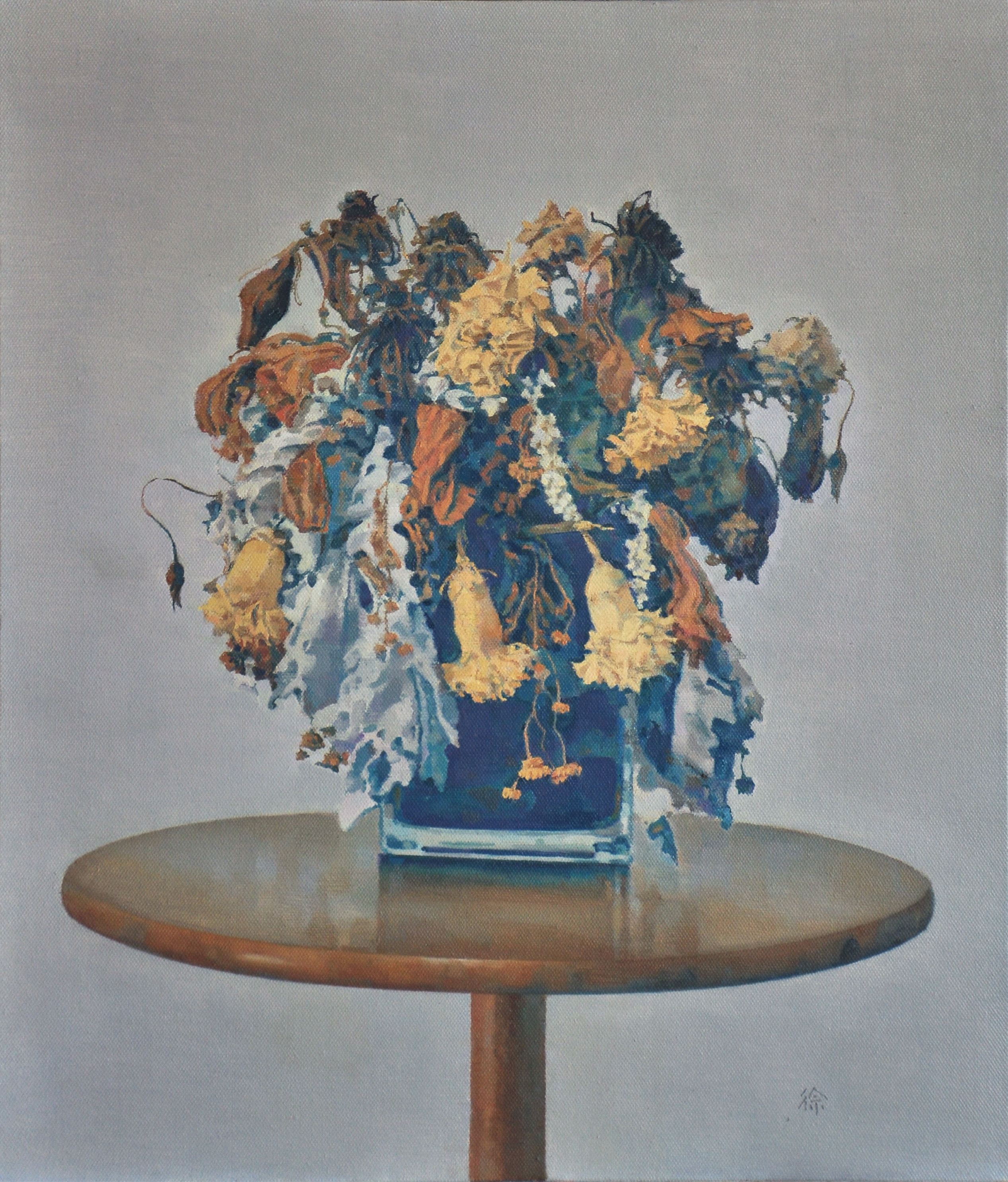 干花2_布面油画_油画_宝甄网