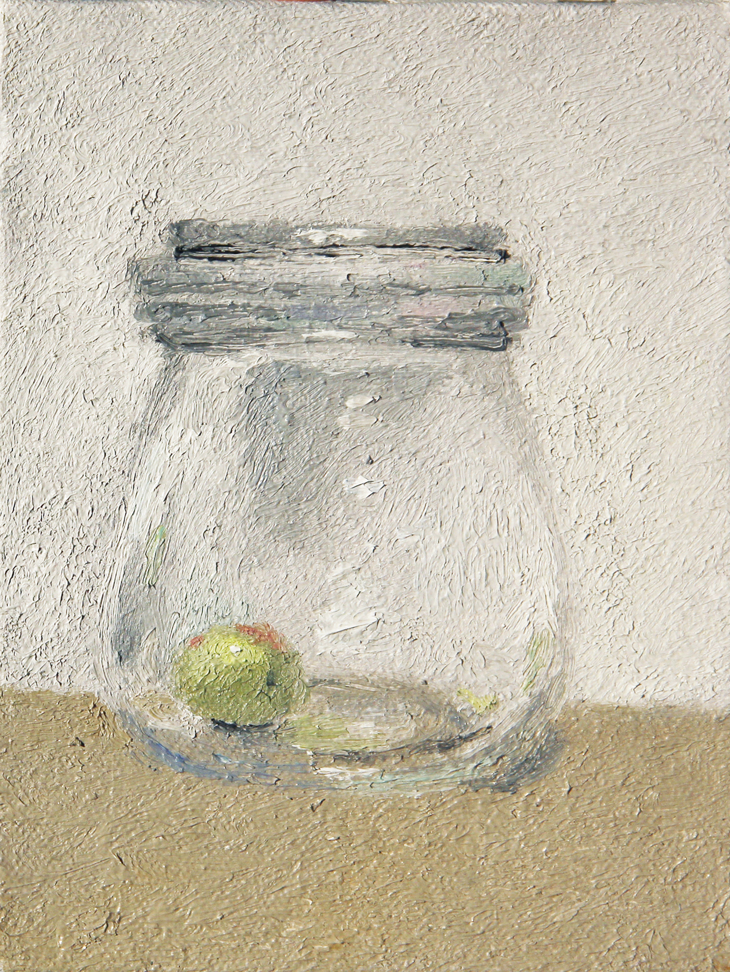 瓶子_布面油画_油画_宝甄网