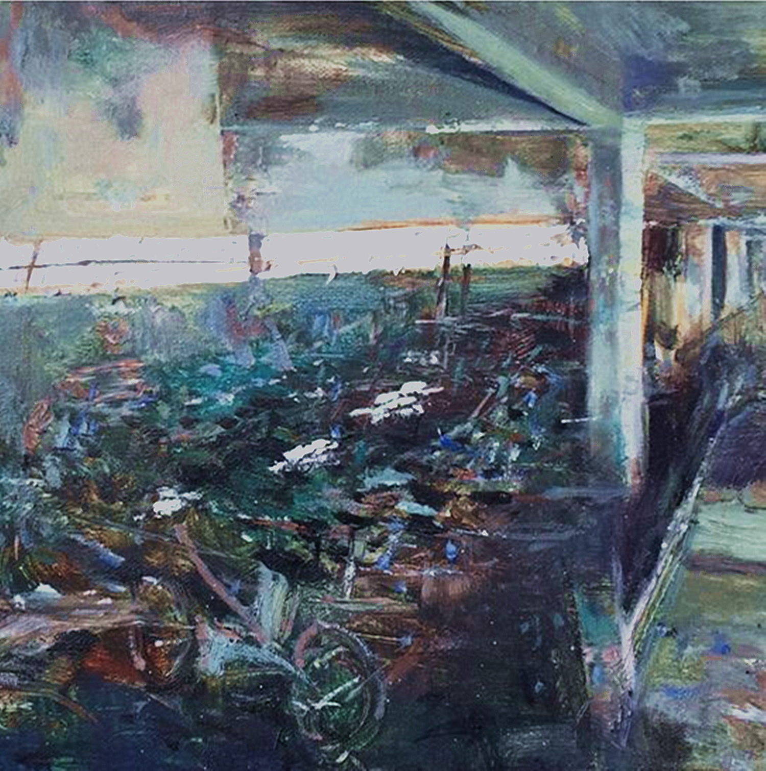 废墟_布面油画_油画_宝甄网