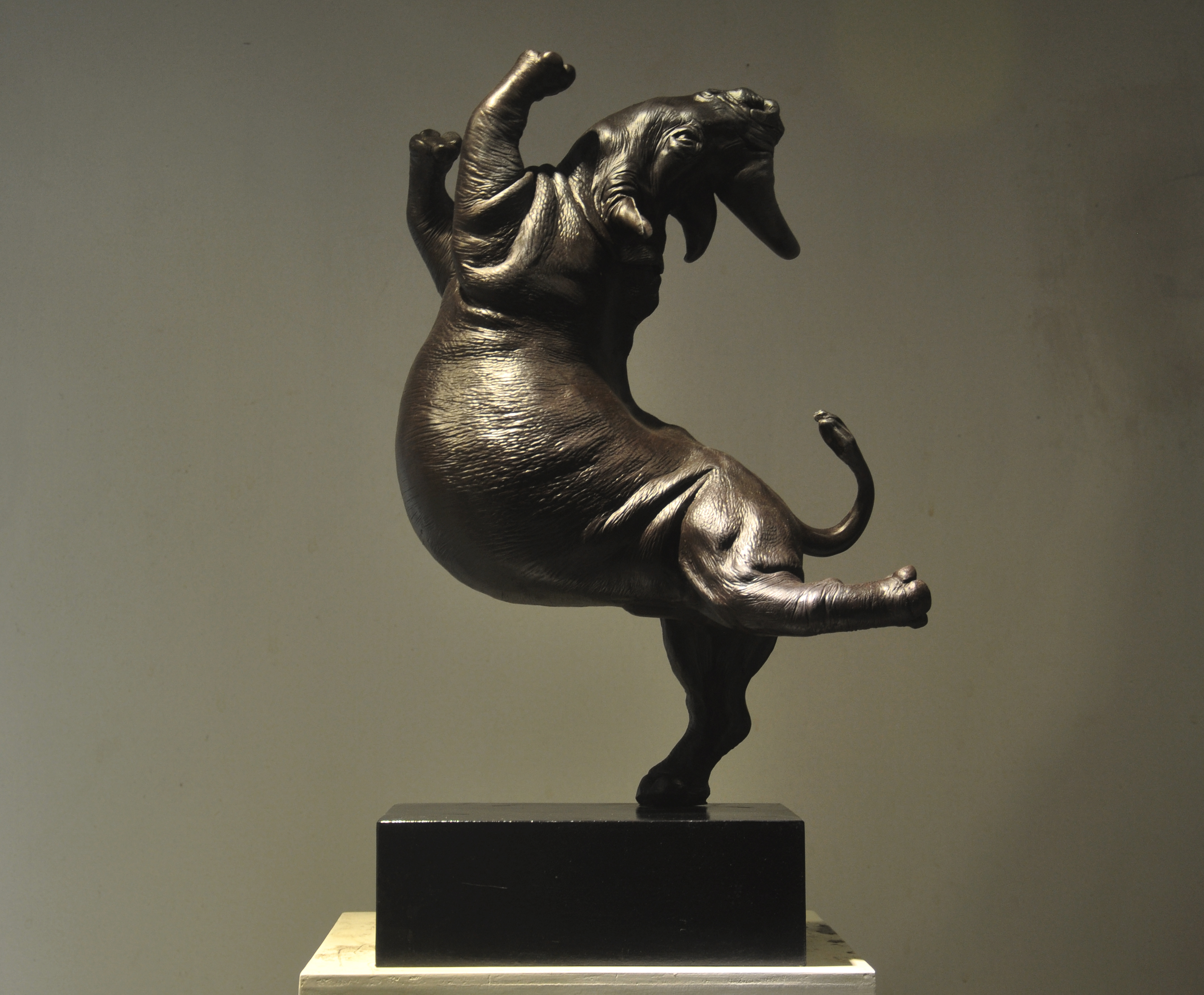 犀牛_铜雕_雕塑_宝甄网