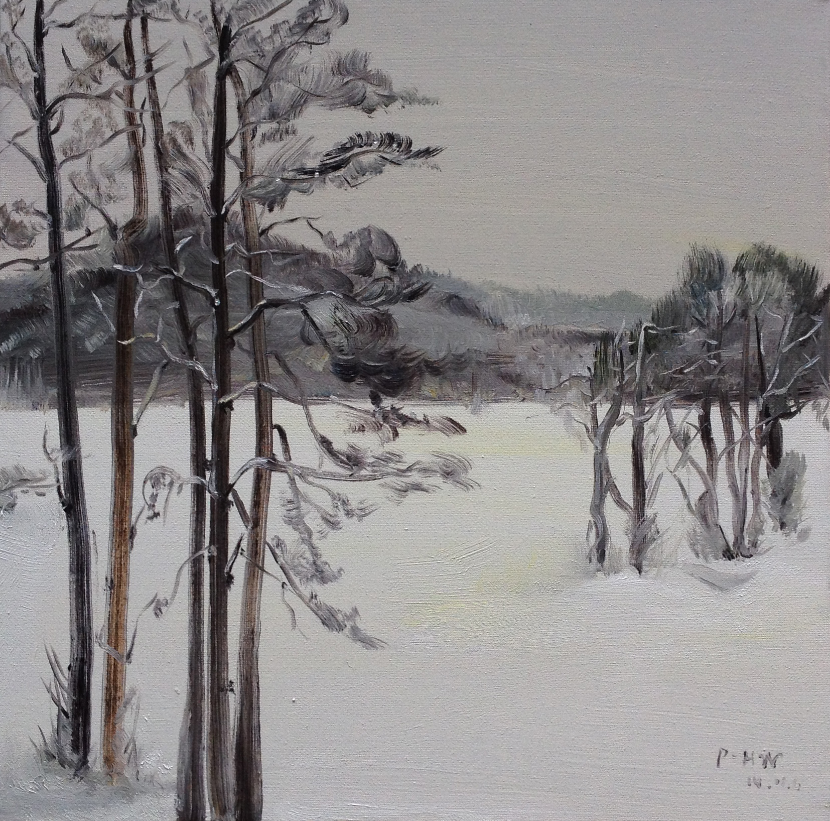 萧瑟_布面油画_油画_宝甄网