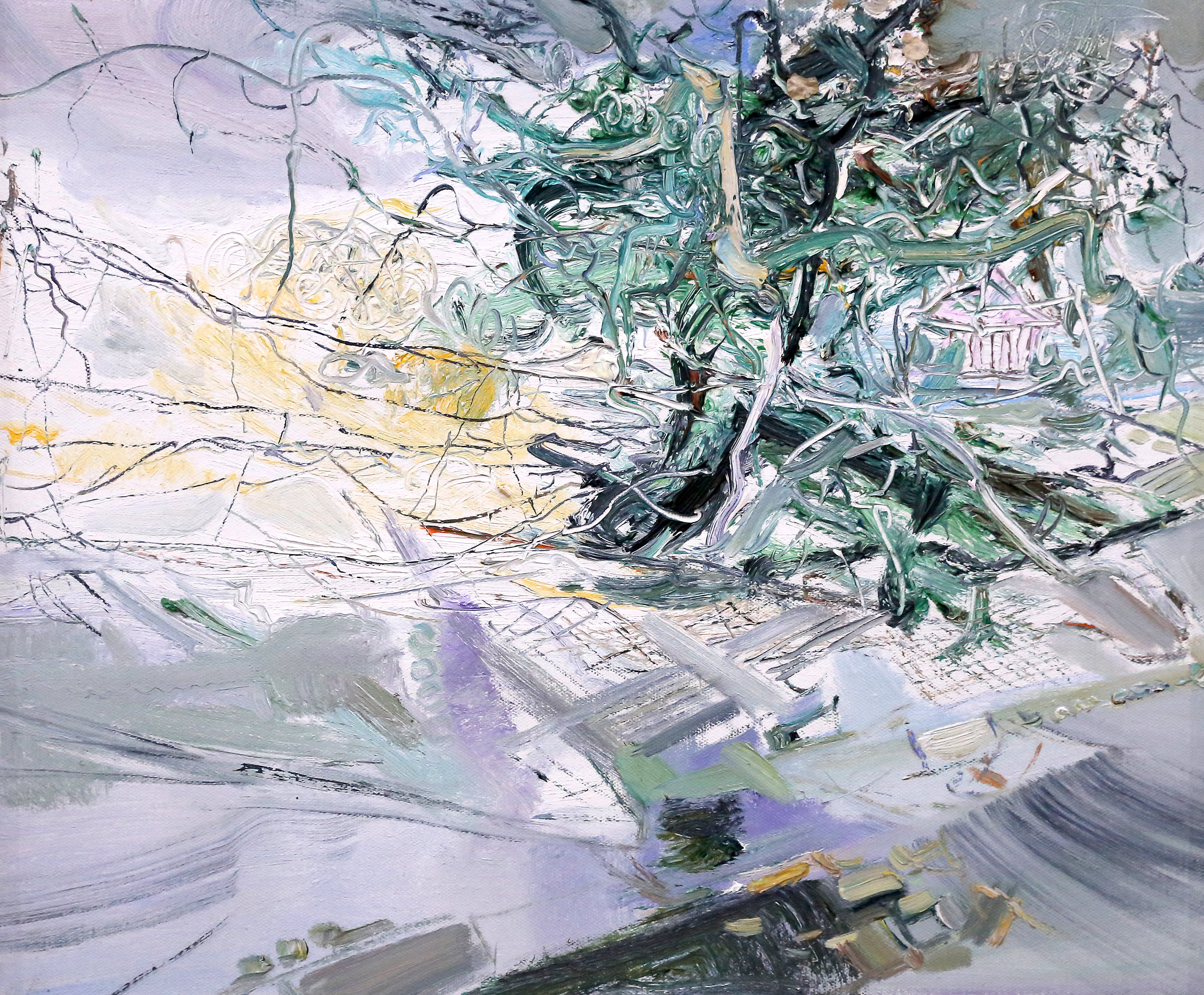 荆棘_布面油画_油画_宝甄网