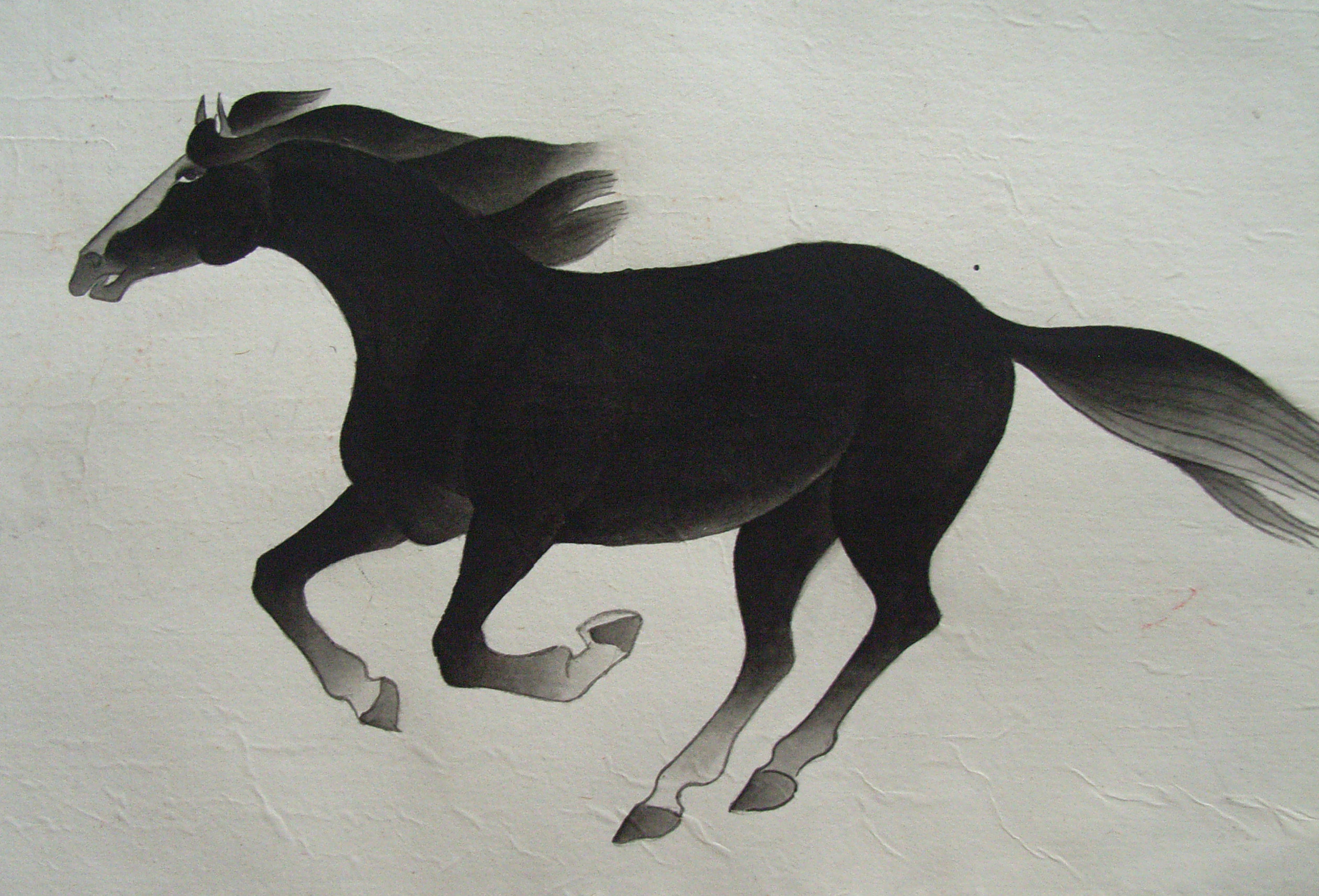 马_纸本水墨_国画_宝甄网