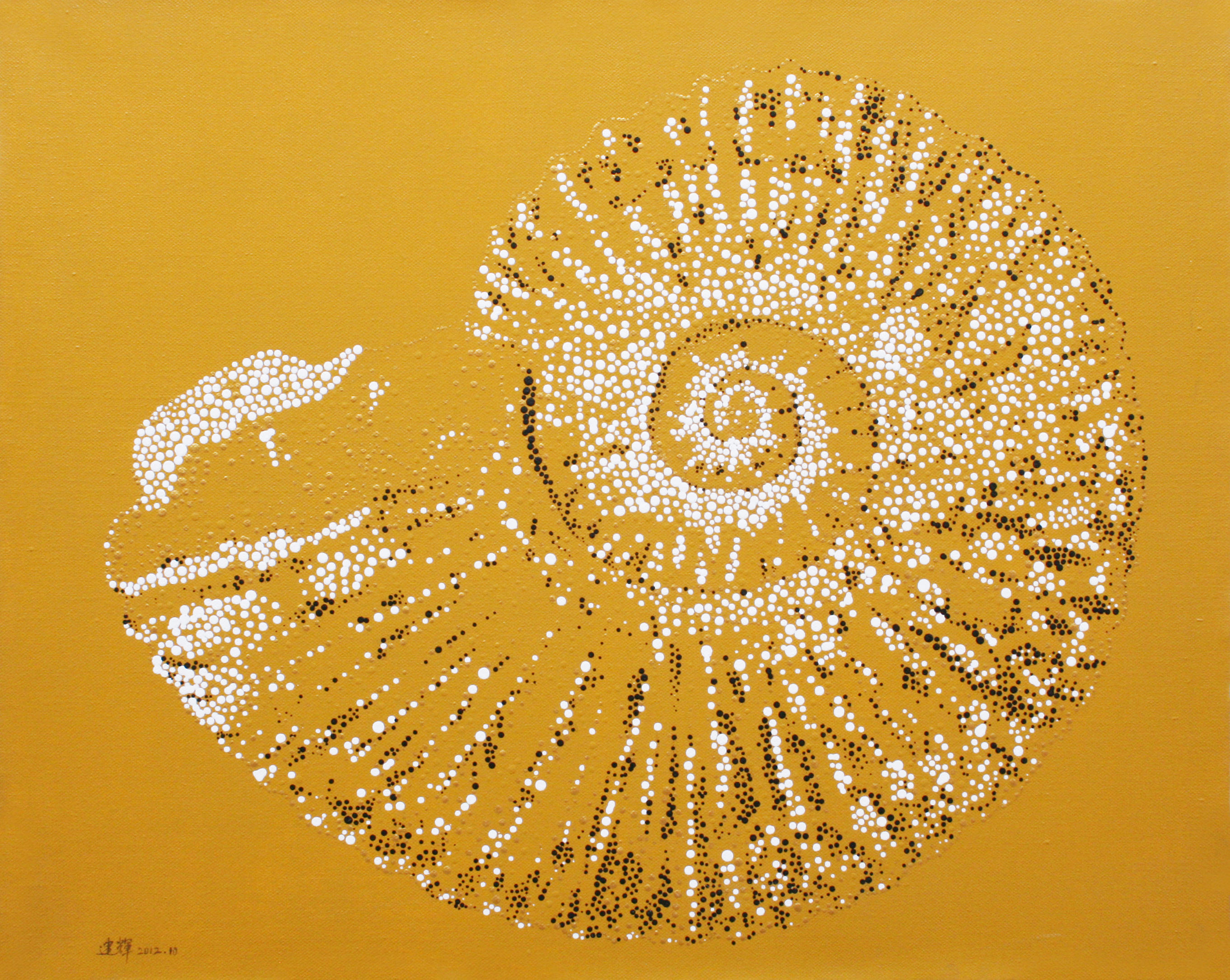 螺_布面丙烯_油画_宝甄网