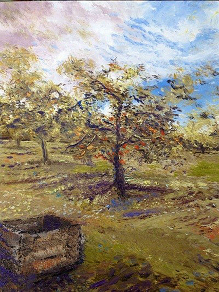 果园_布面油画_油画_宝甄网