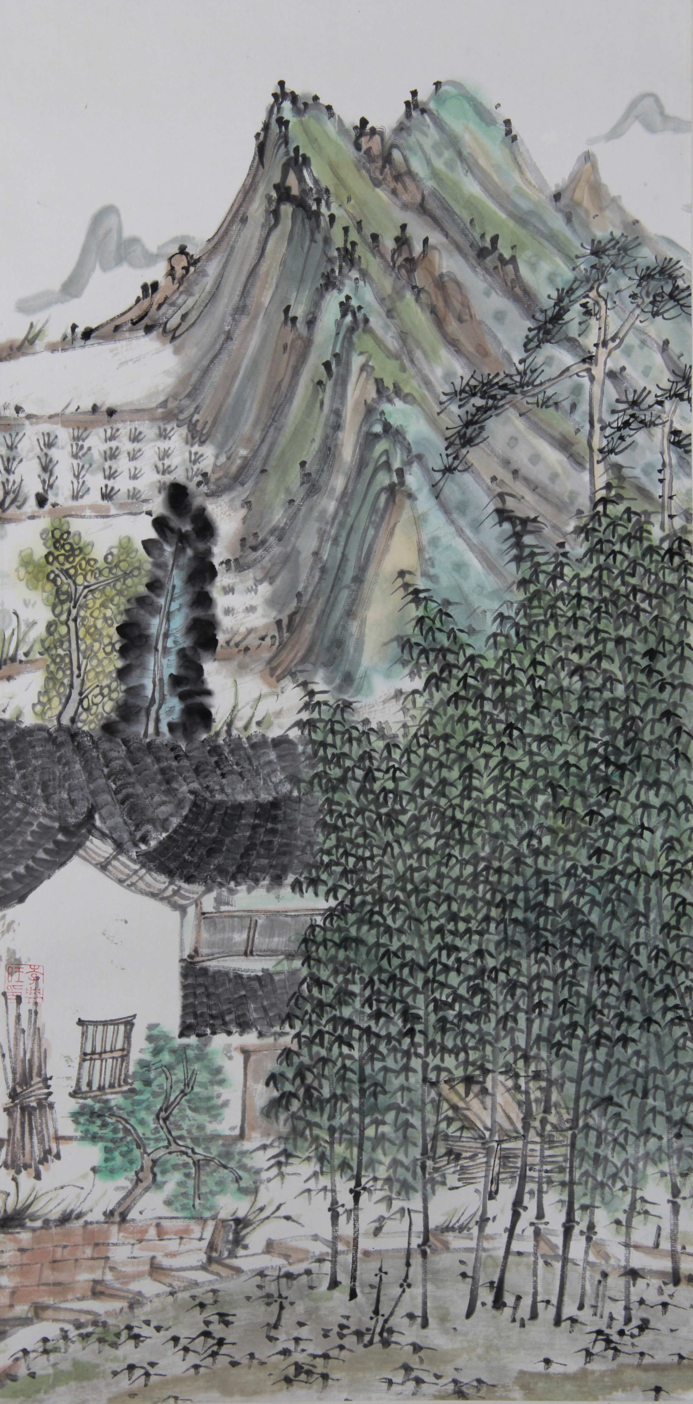 田园三(系列不单售)_纸本水墨_国画_宝甄网