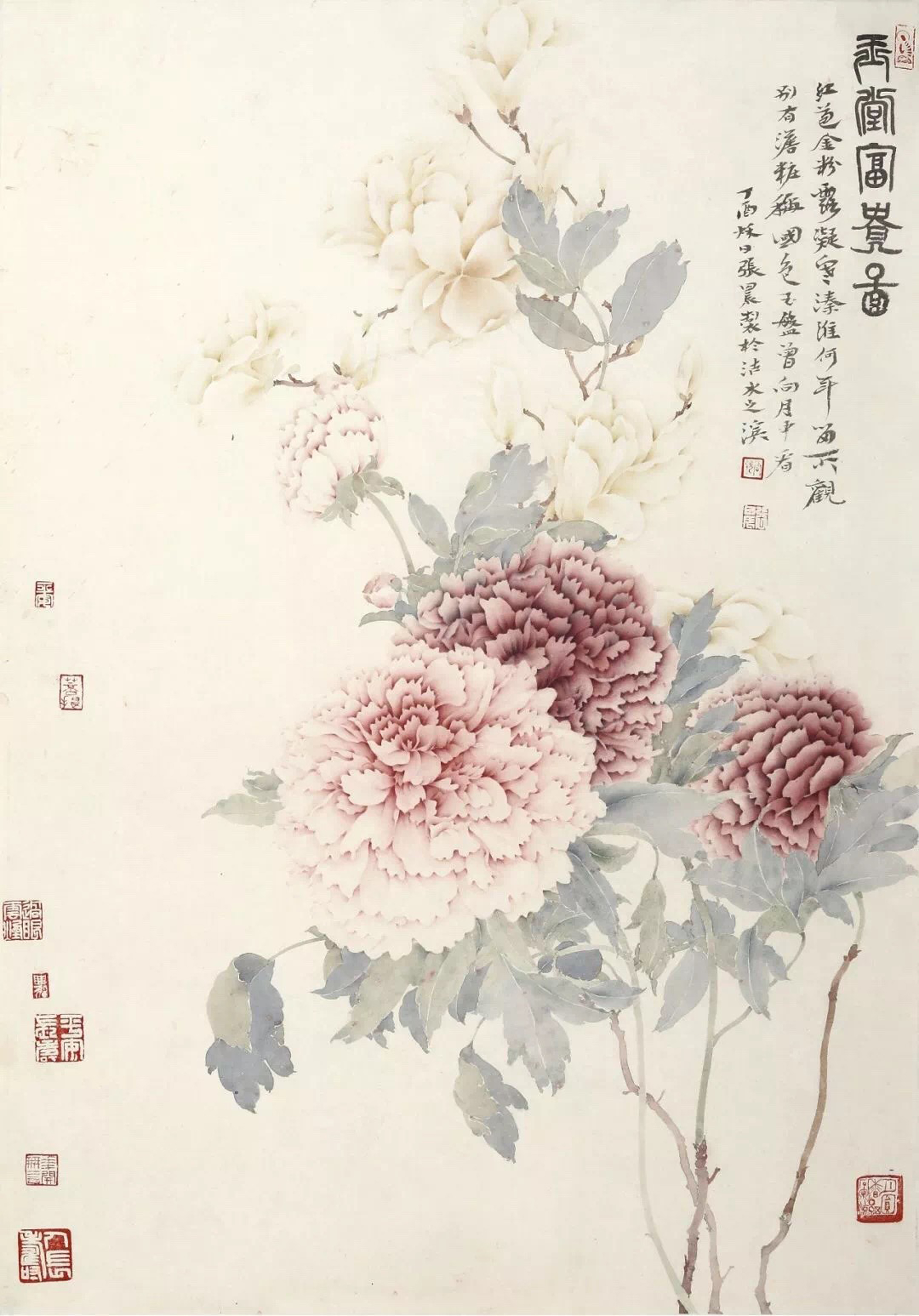 玉堂富贵_纸本工笔_国画_宝甄网