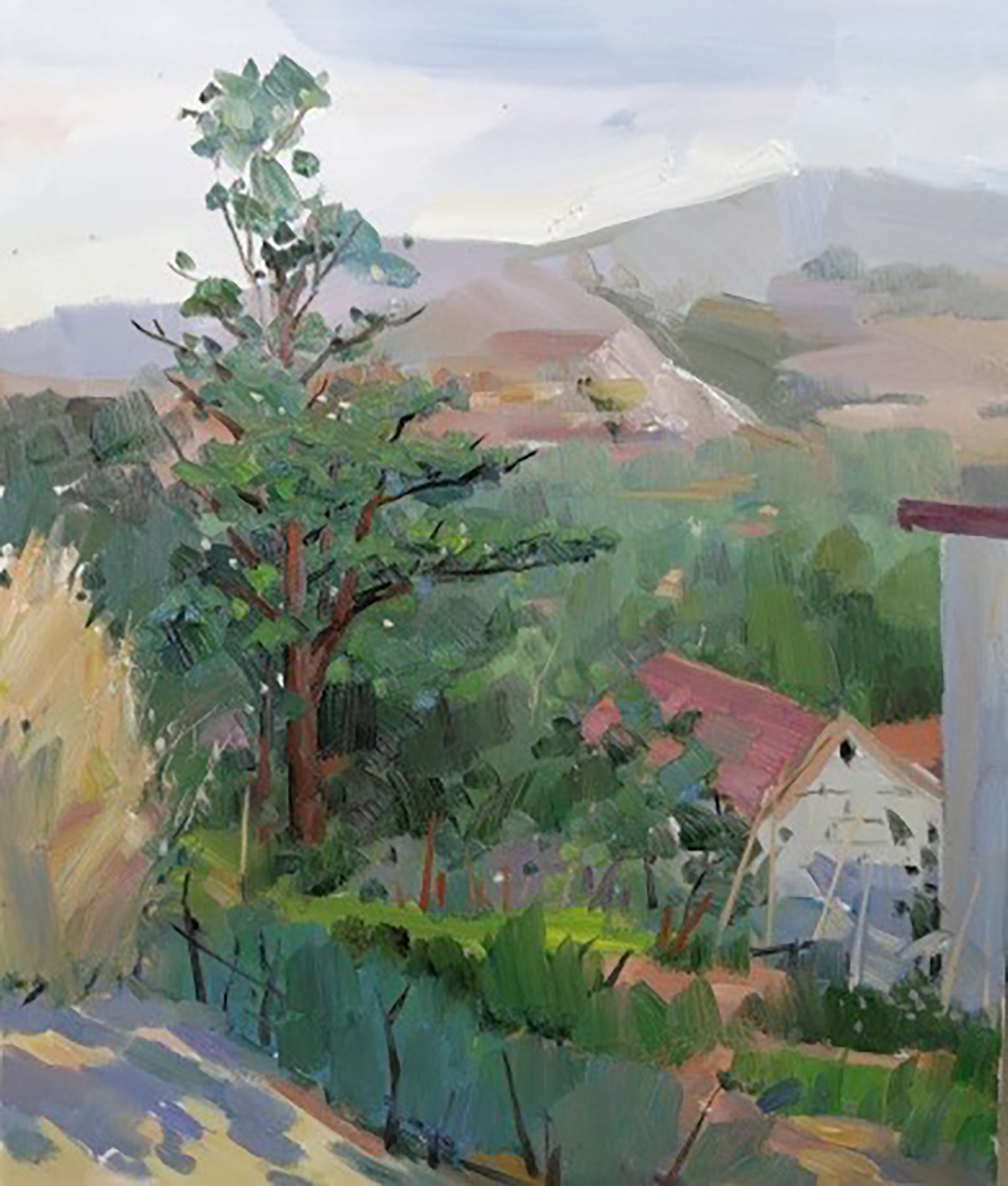 风景写生_布面油画_油画_宝甄网