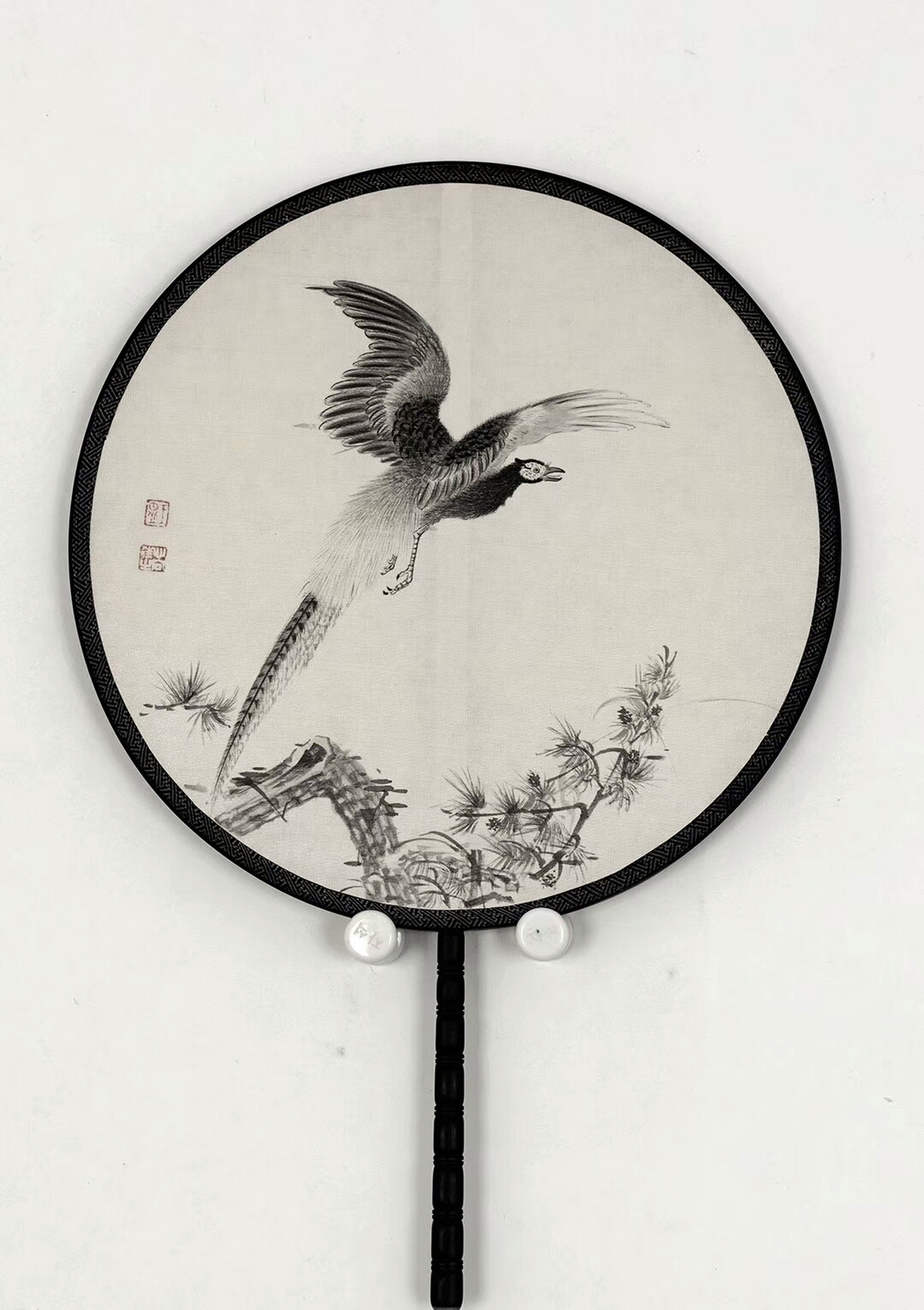 扇面4_绢本水墨_国画_宝甄网