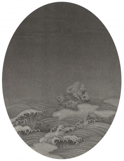 浮云11_纸本设色_国画_宝甄网