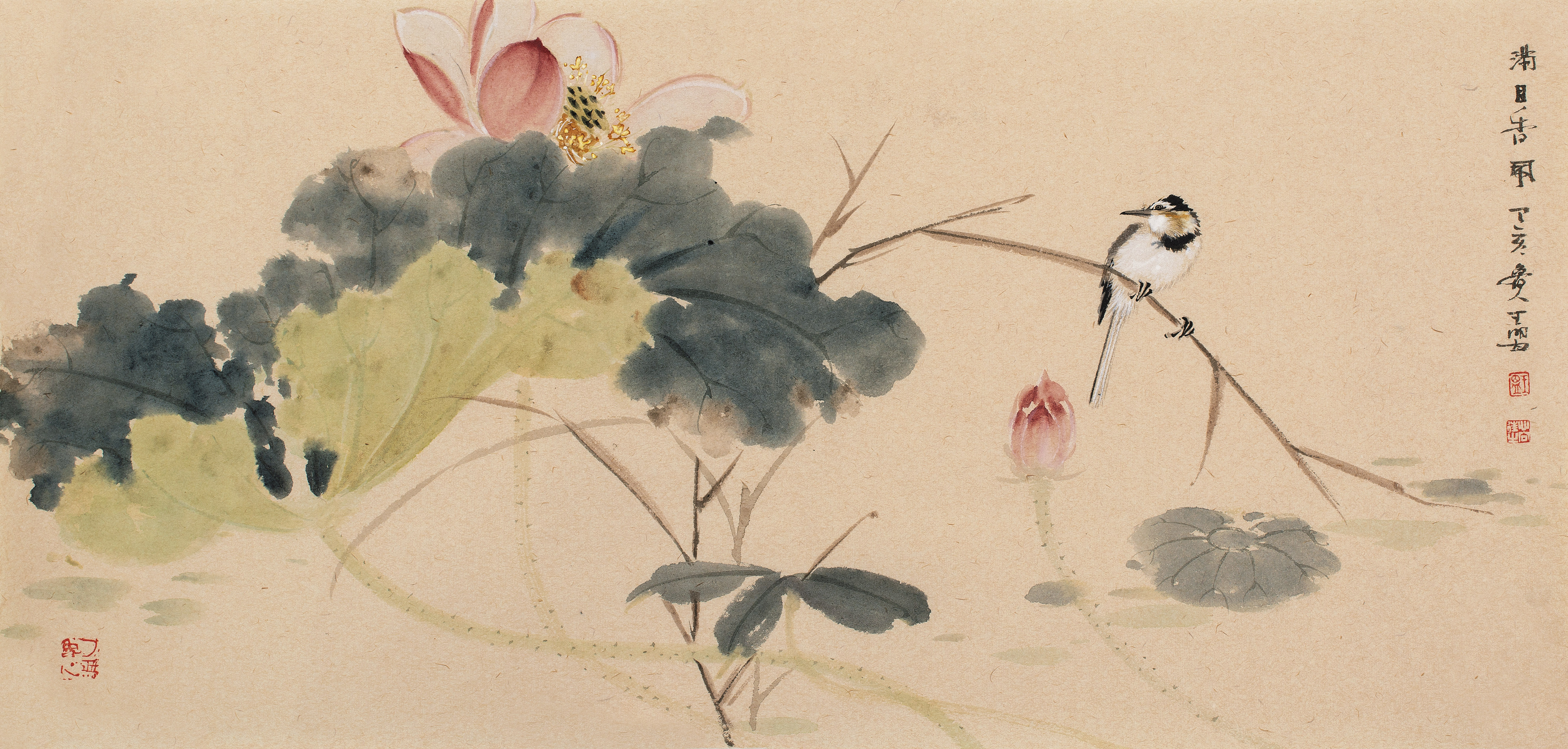 满目香风_纸本设色_国画_宝甄网